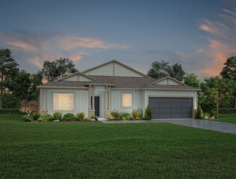 Representative exterior photo of a completed home built from the Harmony by Maronda Homes in Seminole Bend, Pensacola, FL (Image 2).