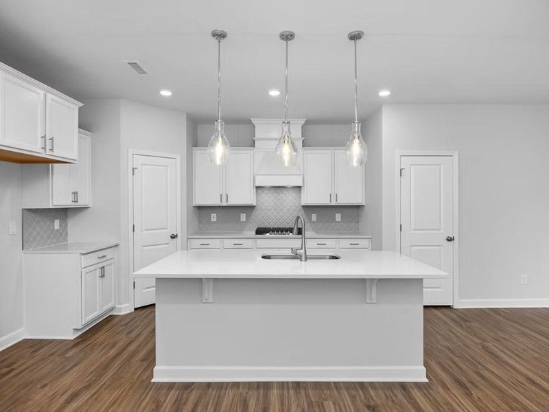 Furnished interior view inside a new home in Lake Park Villas, Wylie (Image 6).