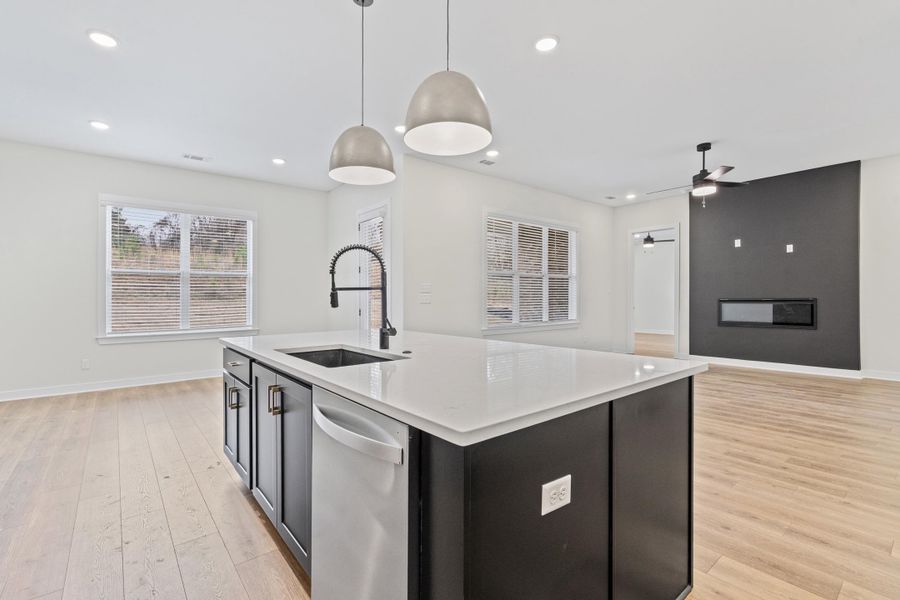 Furnished interior view inside a new home in Twin Oaks, Oakland (Image 10).