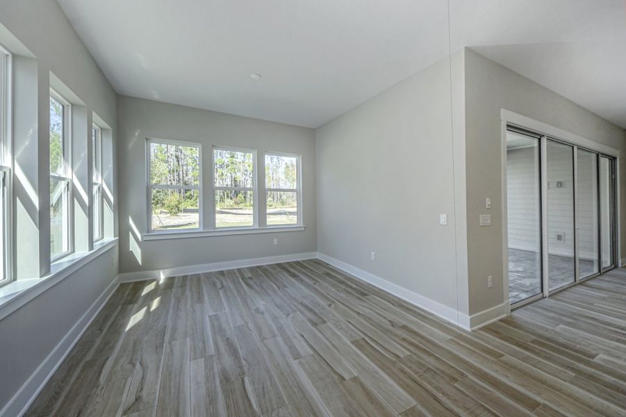 Representative unfurnished interior of a home built from the Julington by Riverside Homes in Hidden Creek at SilverLeaf 70' Series, St. Augustine (Image 36).