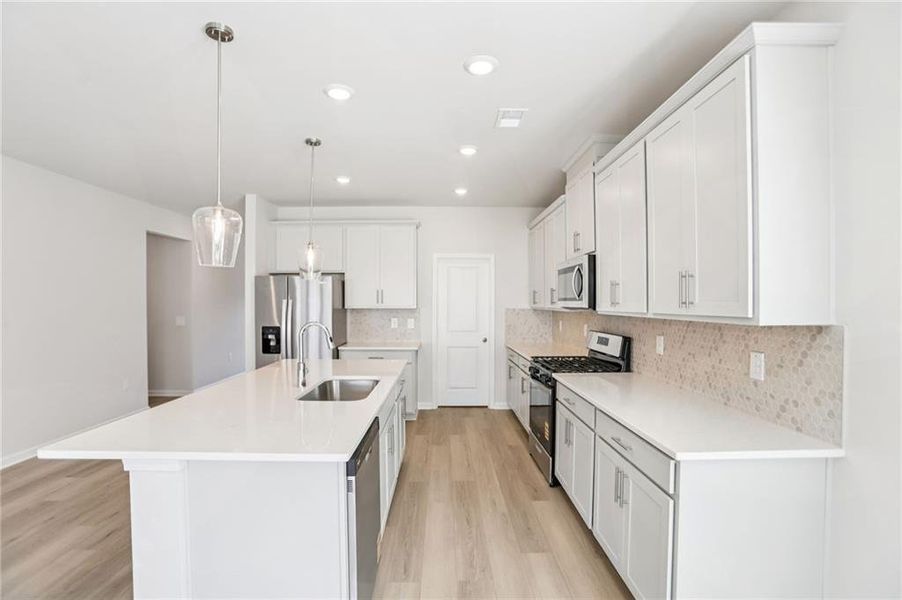 Furnished interior view inside a new home in Westmont Preserve, Powder Springs (Image 10).
