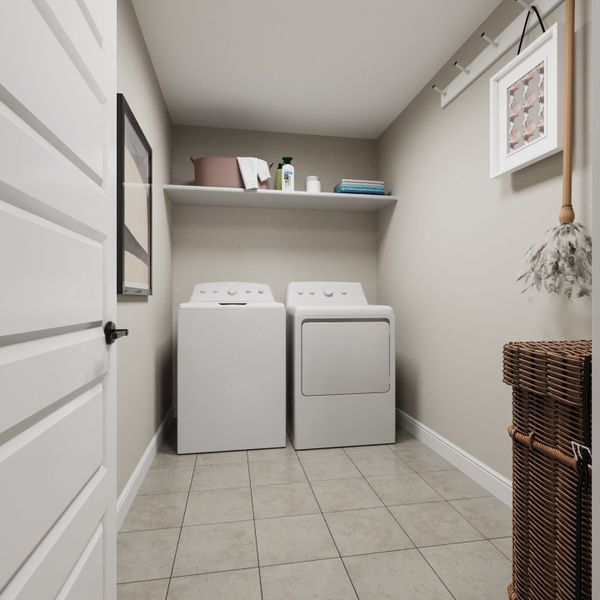 Representative furnished interior of a home built from the Summit by Taylor Morrison in Lake Bluff, Greeley (Image 16).