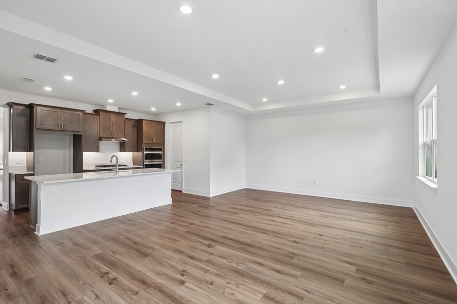 Kitchen, Living & Dining