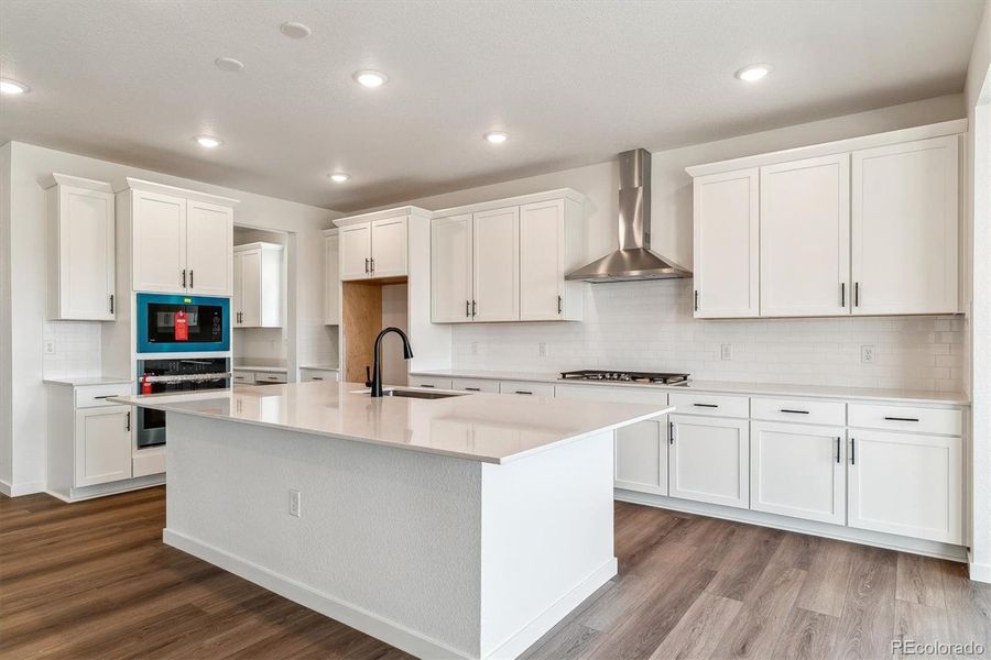Furnished interior view inside a new home in Harvest Crossing, Aurora (Image 7).