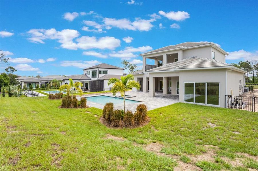 Front exterior of a new home in , Montverde, FL, highlighting curb appeal (Image 26).