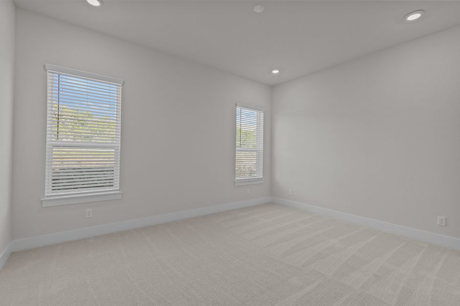 Representative unfurnished interior of a home built from the Fredericksburg by Beazer Homes in Highland Estates, San Antonio (Image 19). Representative unfurnished interior of a home built from the Fredericksburg by Beazer Homes in Highland Estates, San Antonio (Image 19).