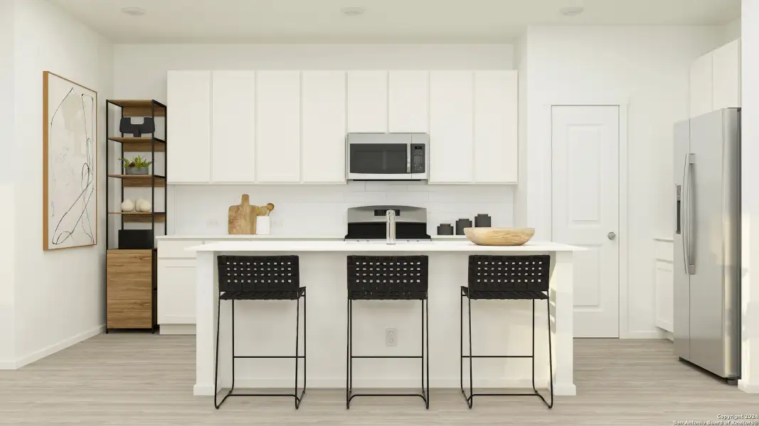 Furnished interior view inside a new home in Guadalupe Heights, Seguin (Image 13).