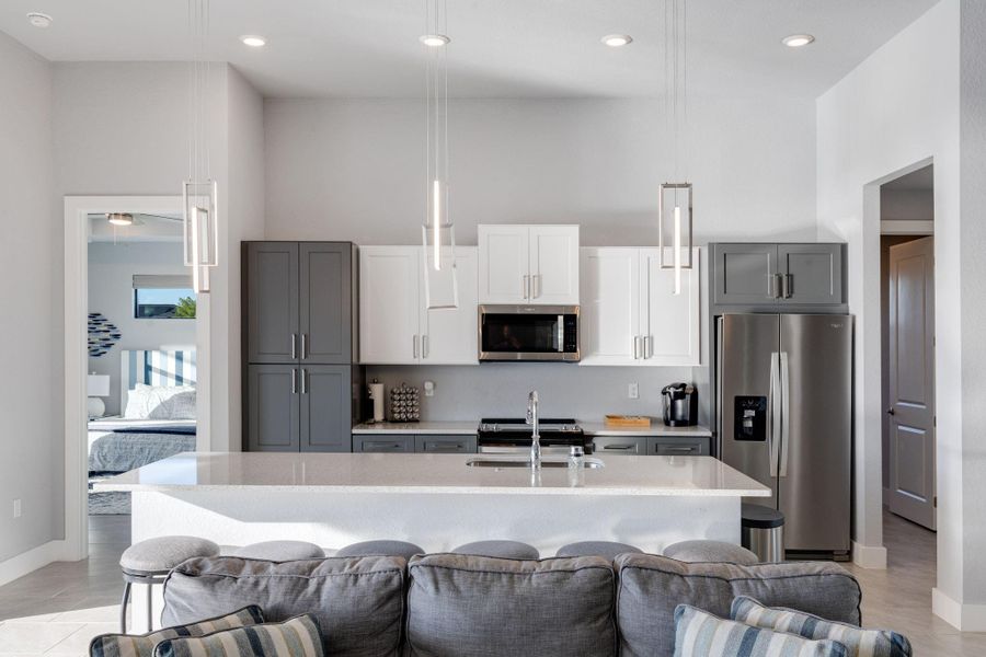 Furnished interior view inside a new home in , Cape Coral (Image 28). Furnished interior view inside a new home in , Cape Coral (Image 28).