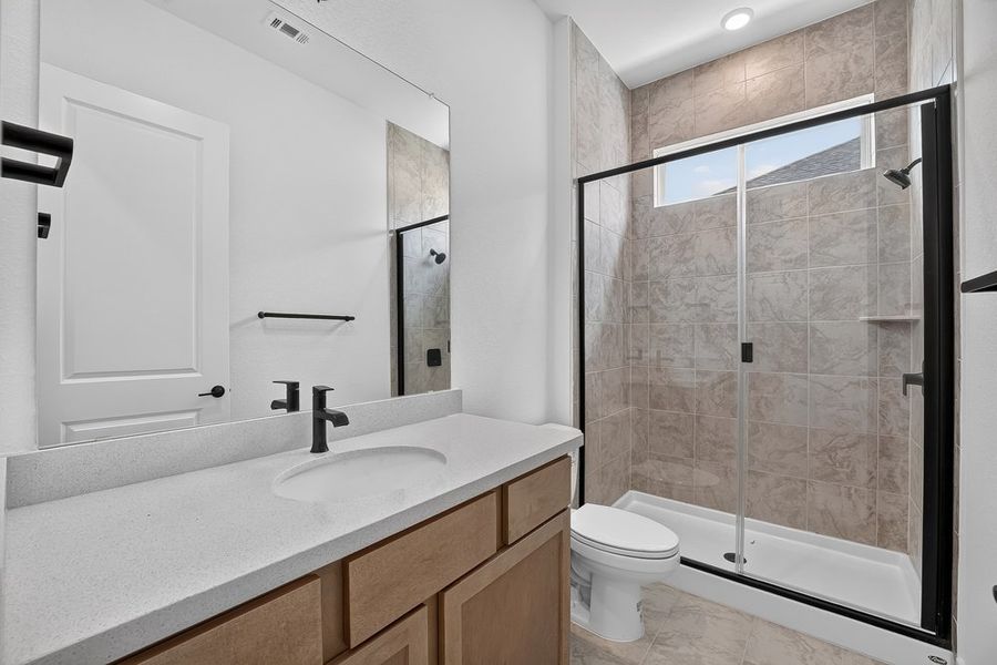 Furnished interior view inside a new home in Santa Rita Ranch, Liberty Hill (Image 12).