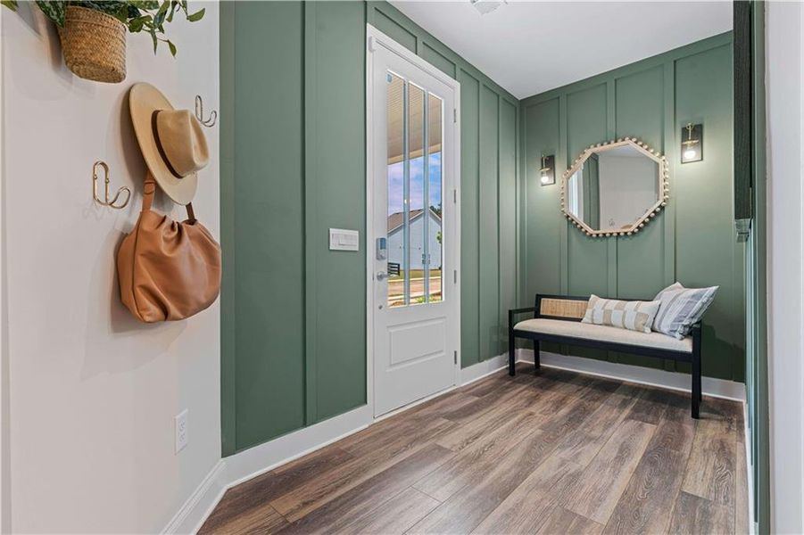 Furnished interior view inside a new home in Heritage Pointe at The Georgian, Villa Rica (Image 17). Furnished interior view inside a new home in Heritage Pointe at The Georgian, Villa Rica (Image 17).