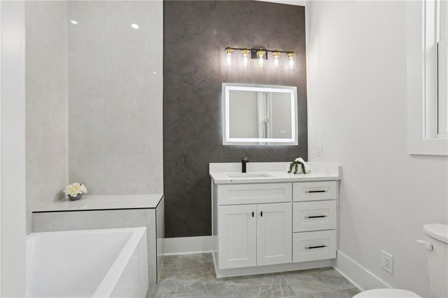 Furnished interior view inside a new home in , Lawrenceville (Image 17).