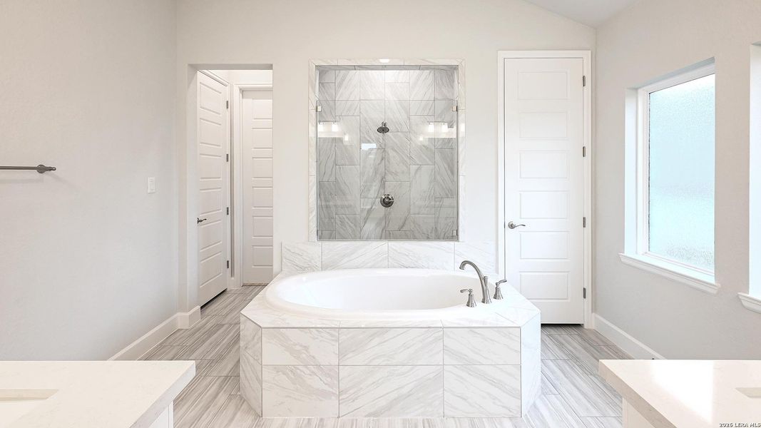 Furnished interior view inside a new home in Johnson Ranch 55', Bulverde (Image 6).