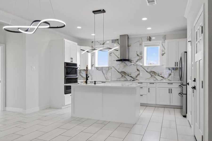 Furnished interior view inside a new home in , Gun Barrel City (Image 5). Furnished interior view inside a new home in , Gun Barrel City (Image 5).