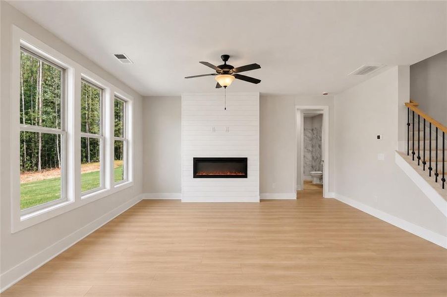 Spacious, unfurnished interior of a new home in Patillo Manor, Stockbridge (Image 27). Spacious, unfurnished interior of a new home in Patillo Manor, Stockbridge (Image 27).