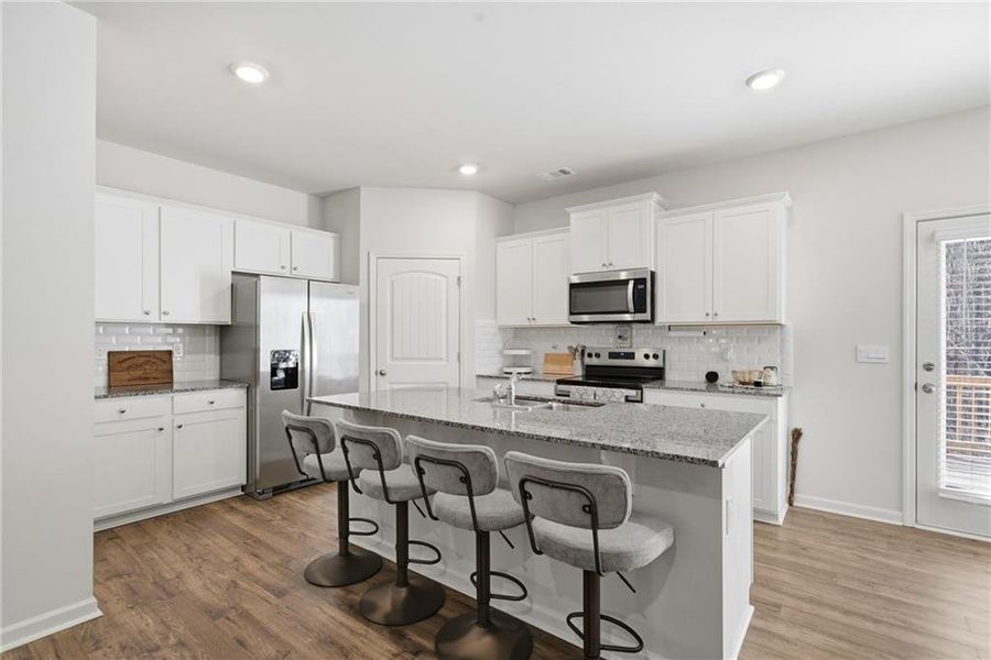 Furnished interior view inside a new home in , Dahlonega (Image 14). Furnished interior view inside a new home in , Dahlonega (Image 14).