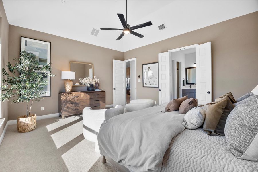 Furnished interior view inside a new home in Brookshire at Legacy Hills, Celina (Image 31).