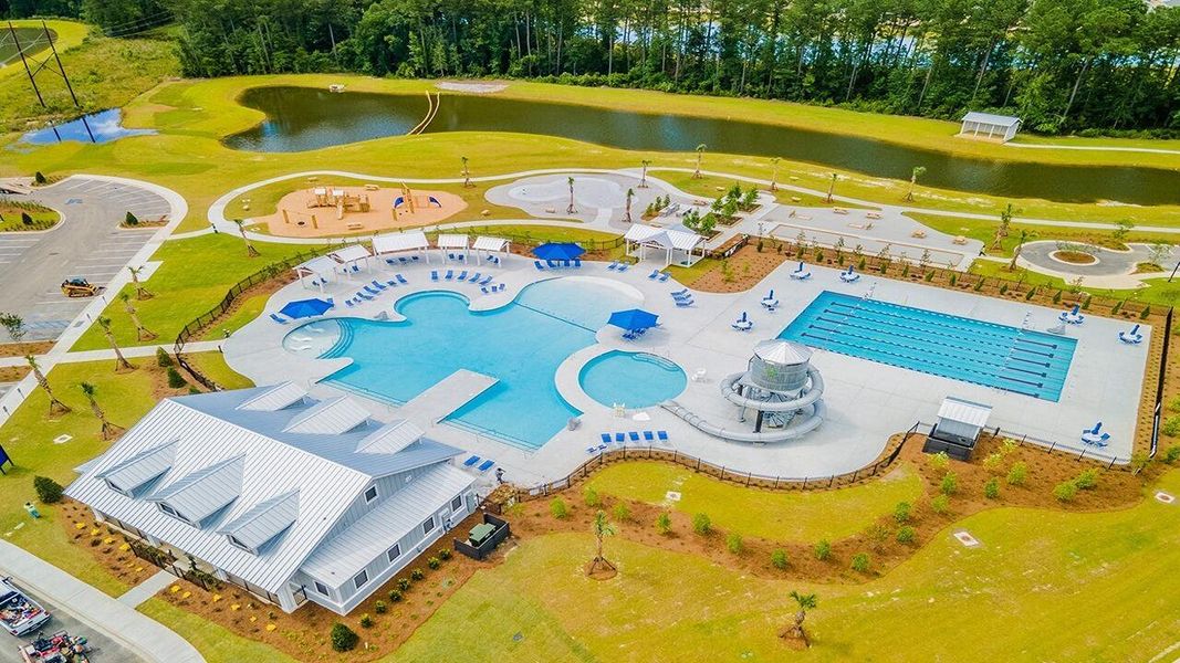 Community amenities in Pine Hills at Cane Bay, Summerville (Image 22). Community amenities in Pine Hills at Cane Bay, Summerville (Image 22).
