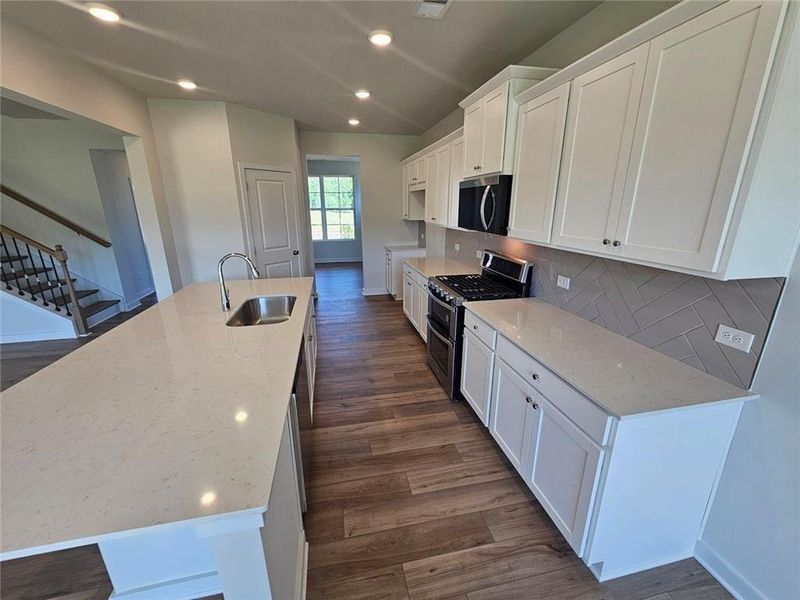 Furnished interior view inside a new home in The Estates at Gainesville Township, Gainesville (Image 5).