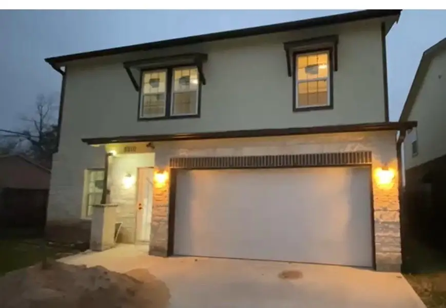 Front exterior of a new home in , Houston, TX, highlighting curb appeal (Image 1). Front exterior of a new home in , Houston, TX, highlighting curb appeal (Image 1).