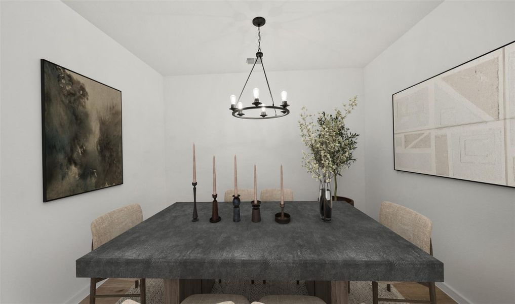 Charming dining area (*Photo not of actual home and used for illustration purposes only.)