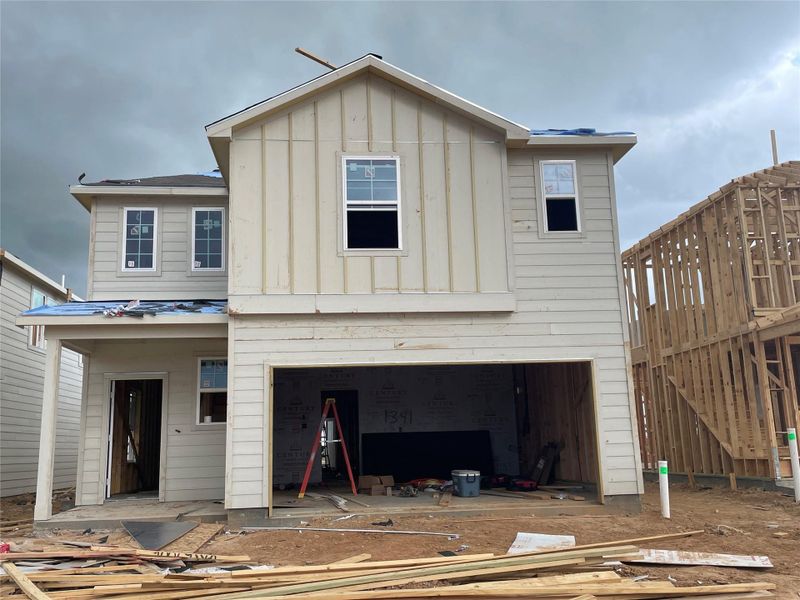 In-progress construction of a new home in Mirabella, Brookshire, TX (Image 20).