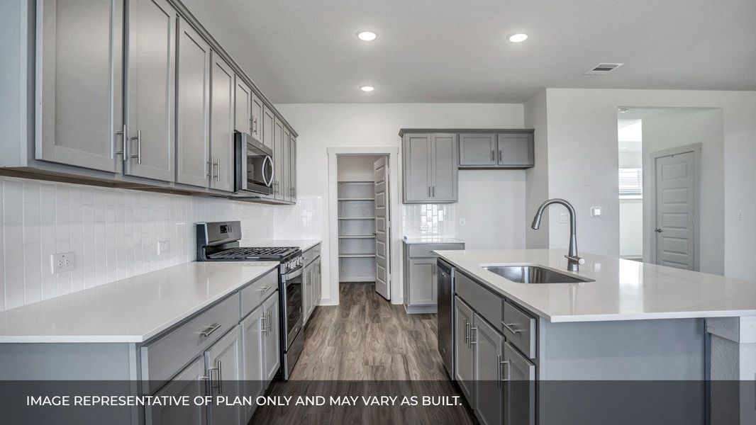 Furnished interior view inside a new home in Frontier, Mustang Ridge (Image 4).