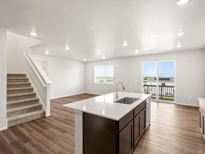 Furnished interior view inside a new home in Poudre Heights: The Lakes Collection, Windsor (Image 12).