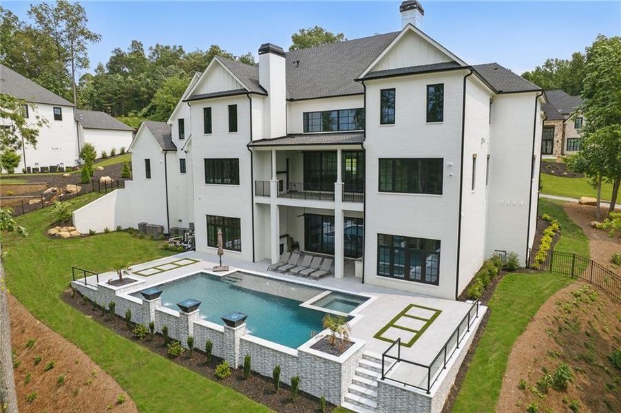 Exterior details and patio area of a home in , Alpharetta (Image 3).