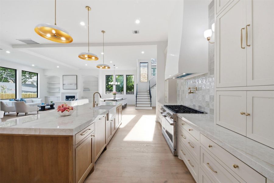 Furnished interior view inside a new home in , Houston (Image 10).
