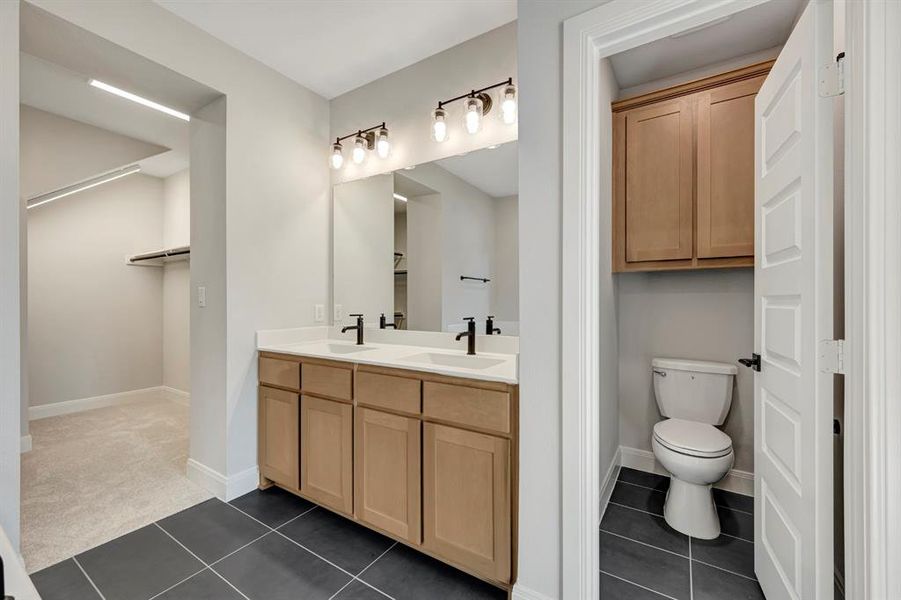 Furnished interior view inside a new home in Solterra - Garden Series, Mesquite (Image 17).