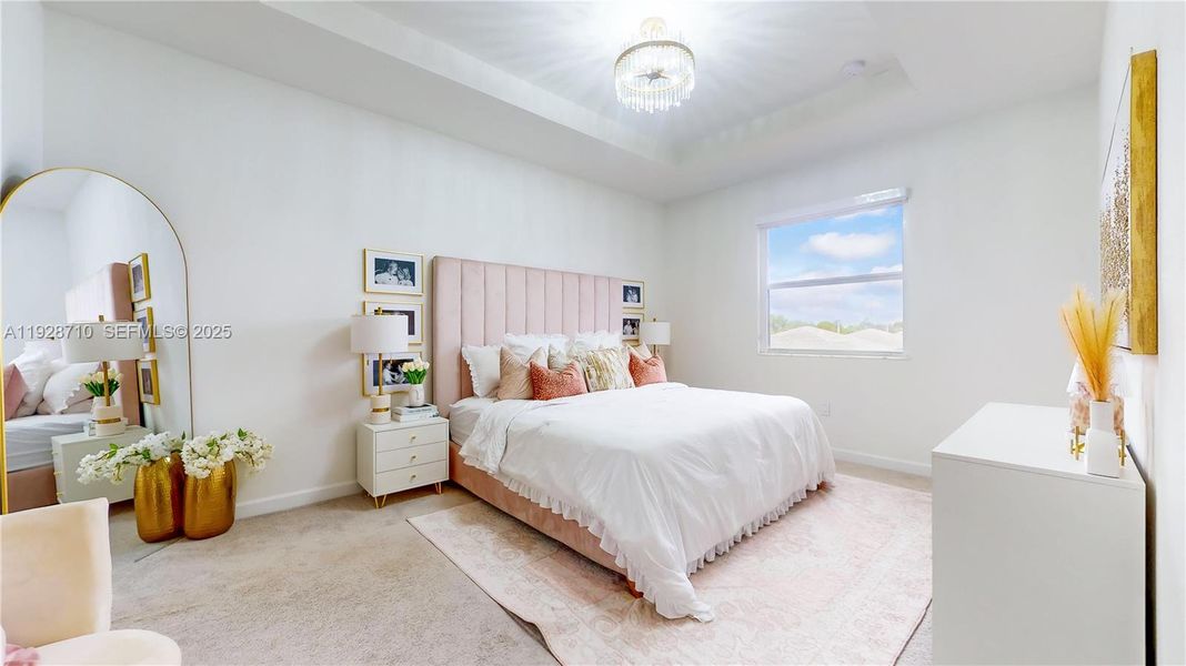 Furnished interior view inside a new home in , Homestead (Image 26). Furnished interior view inside a new home in , Homestead (Image 26).