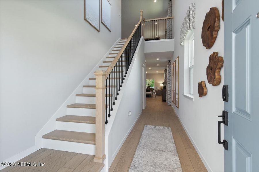 Furnished interior view inside a new home in Seminole Palms, Palm Coast (Image 11). Furnished interior view inside a new home in Seminole Palms, Palm Coast (Image 11).