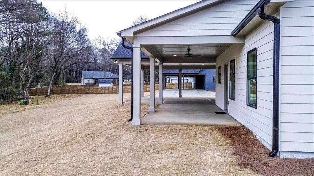 Exterior details and patio area of a home in , Monroe (Image 23).