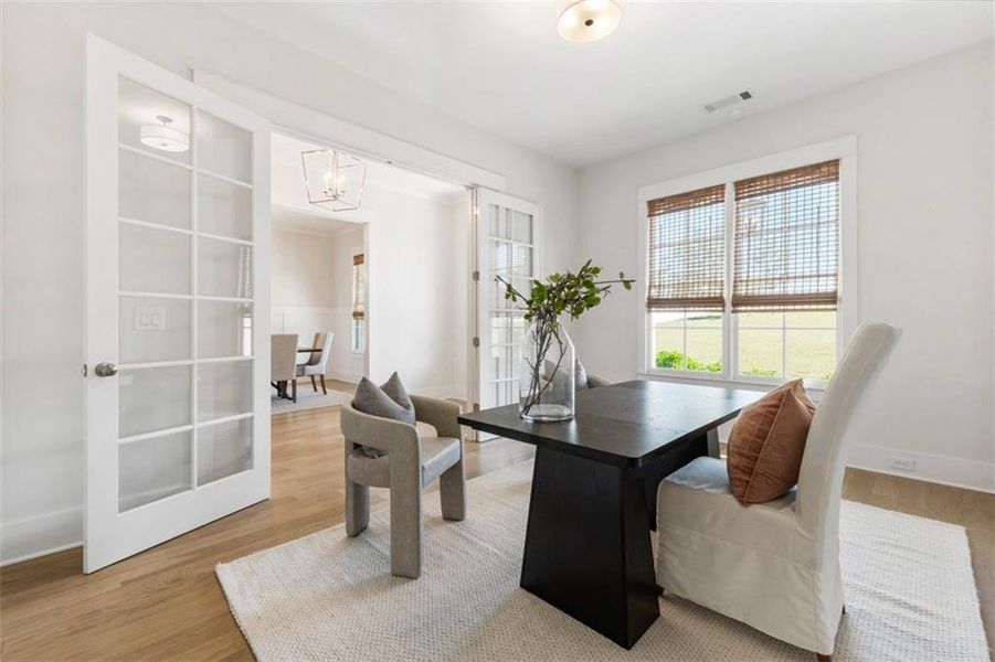 Furnished interior view inside a new home in , Buford (Image 7).