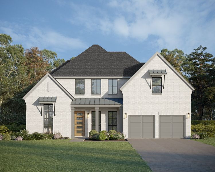 Plan 1641 Elevation F Plan 1641 Elevation F