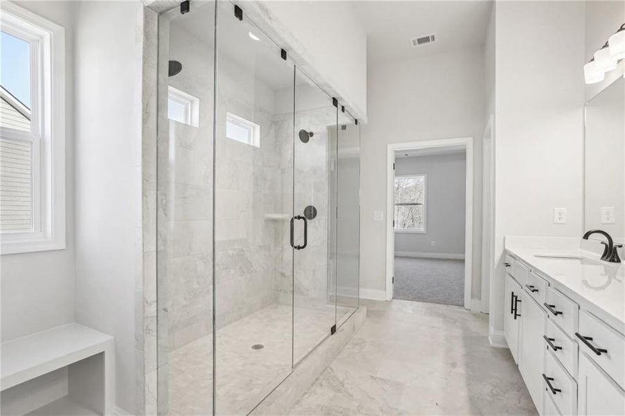 Furnished interior view inside a new home in Ponderosa Farms Reserve, Gainesville (Image 13).
