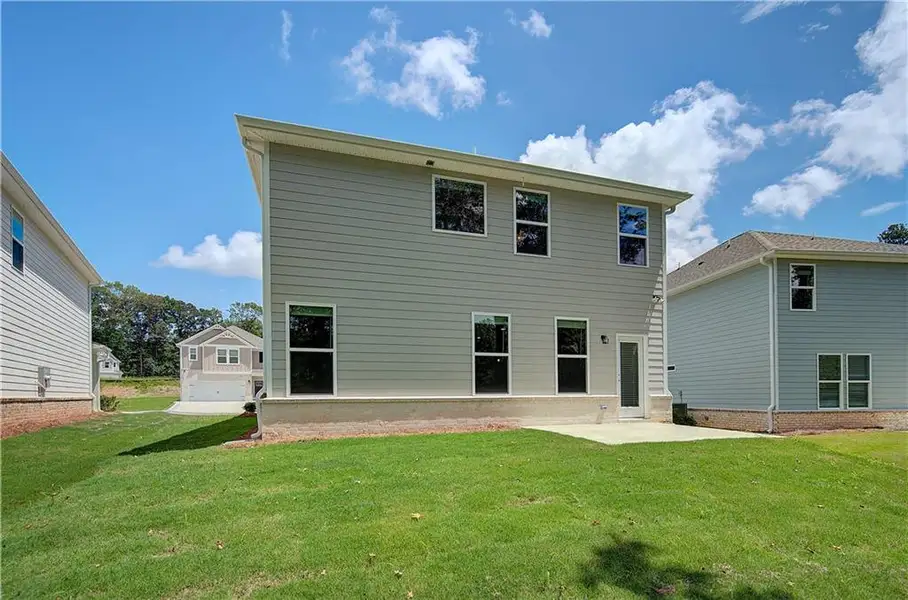 Exterior details and patio area of a home in Westminster, Covington (Image 4).