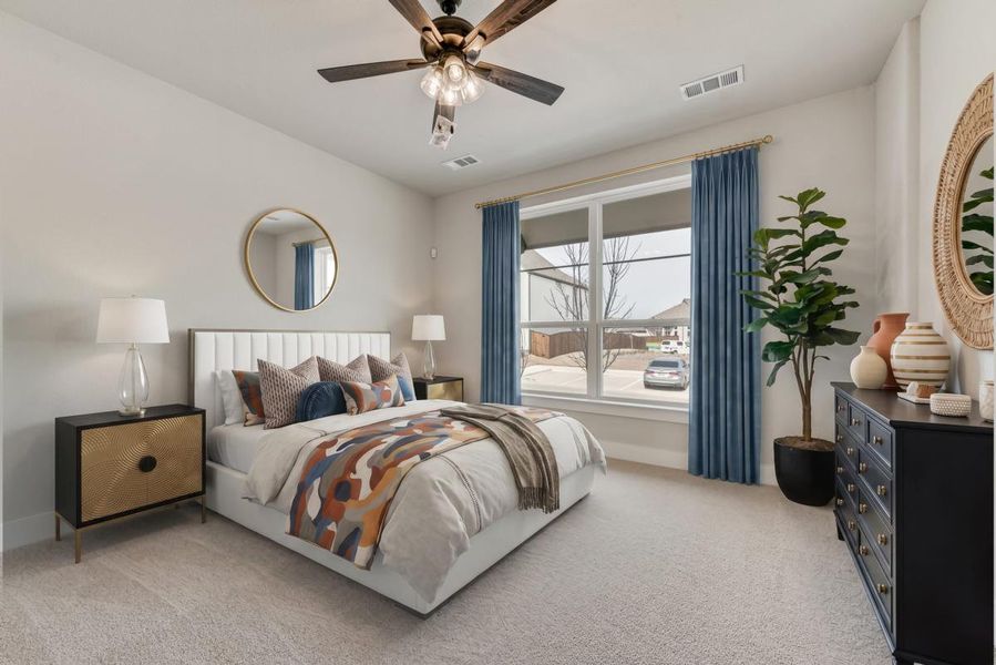 Furnished interior view inside a new home in Edgewater, Fate (Image 12).