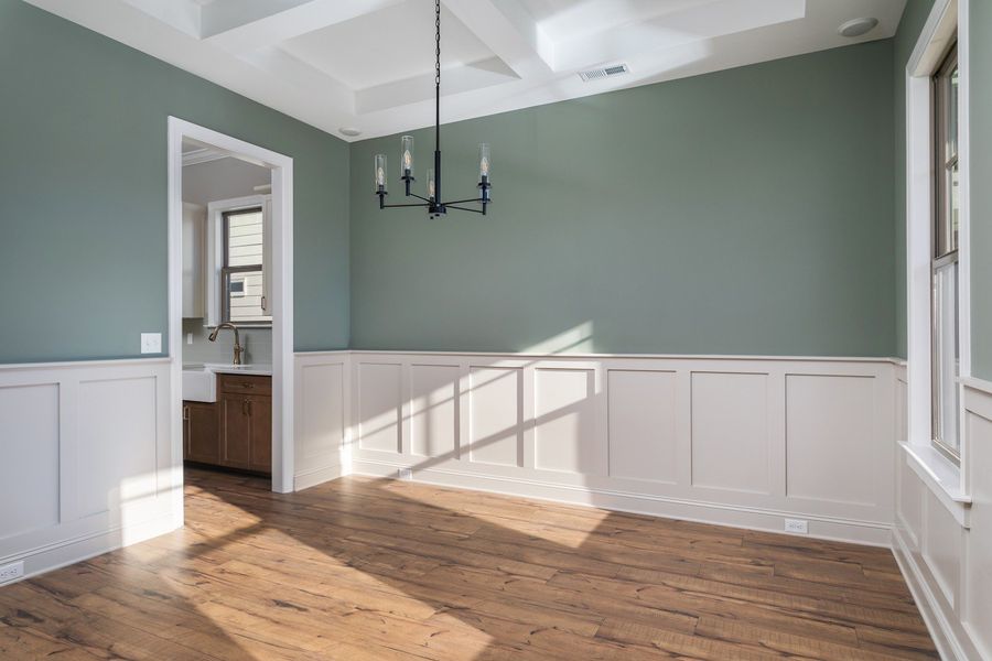 Representative unfurnished interior of a home built from the The Cumberland by Greentech Homes LLC in Nature's Cove, Ooltewah (Image 16). Representative unfurnished interior of a home built from the The Cumberland by Greentech Homes LLC in Nature's Cove, Ooltewah (Image 16).