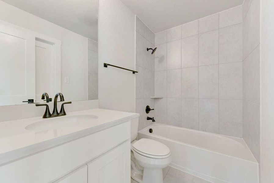 Furnished interior view inside a new home in Trails at Cottonwood Creek, Rowlett (Image 15).