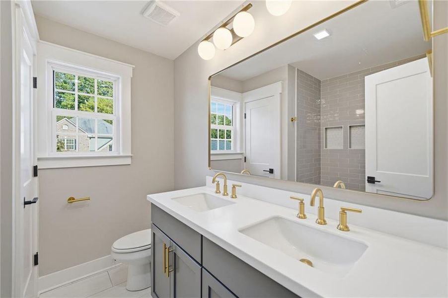 Furnished interior view inside a new home in , Canton (Image 9).