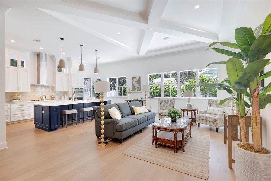 Furnished interior view inside a new home in , Tampa (Image 44).