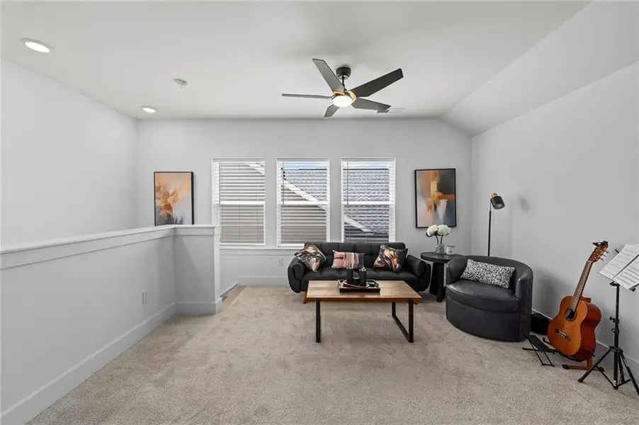 Furnished interior view inside a new home in Crescent Pointe at Great Sky, Canton (Image 26).