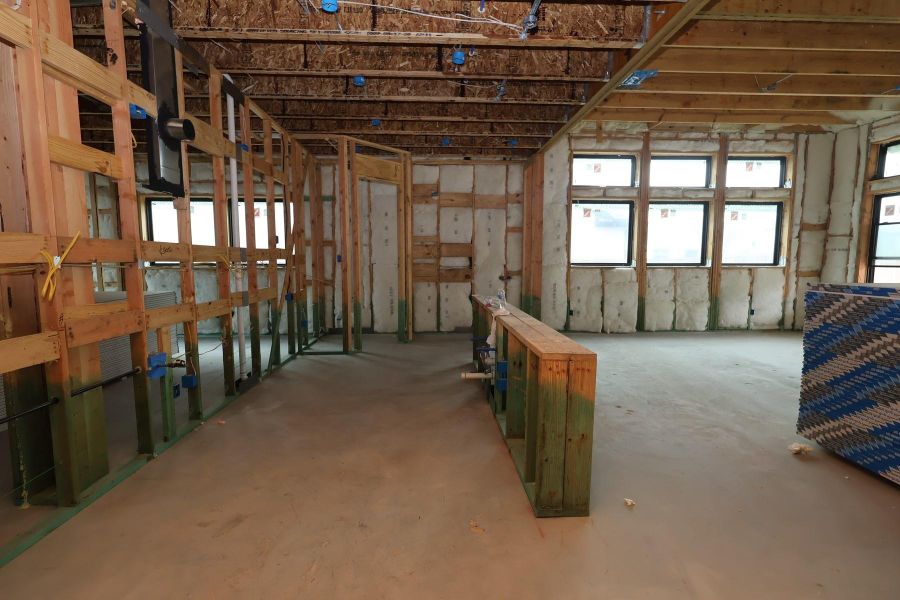 In-progress construction of a new home in ARTAVIA - Parkview Collection, Conroe, TX (Image 4). In-progress construction of a new home in ARTAVIA - Parkview Collection, Conroe, TX (Image 4).