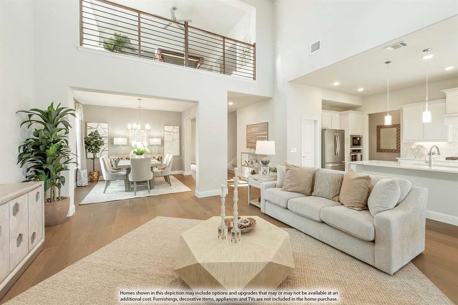 Furnished interior view inside a new home in Sonoma Verde, McLendon-Chisholm (Image 4).