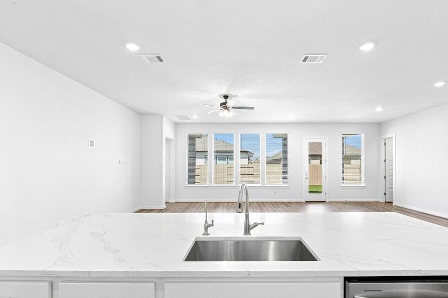 Furnished interior view inside a new home in The Colony, Bastrop (Image 5).