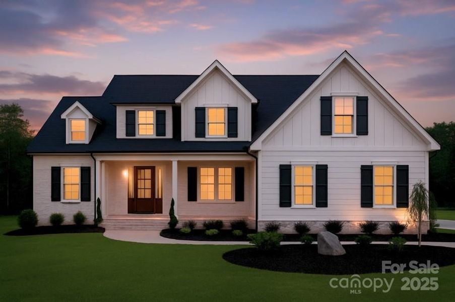 Front exterior of a new home in , Gastonia, NC, highlighting curb appeal (Image 1).