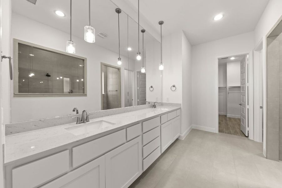 Representative furnished interior of a home built from the Grayson by UnionMain Homes in Cambridge Crossing, Celina (Image 16).