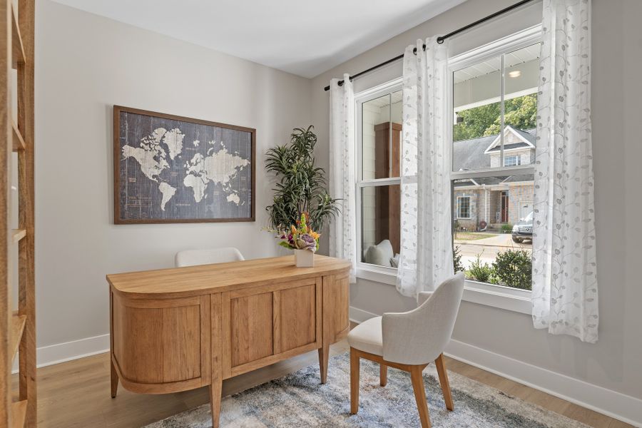 Representative furnished interior of a home built from the Tillman by Hunter Quinn Homes in Landing at Clemson Marina, Seneca (Image 4).