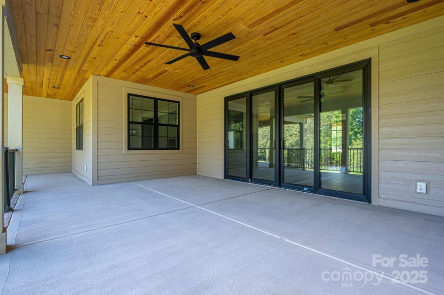 Exterior details and patio area of a home in , Maiden (Image 25).